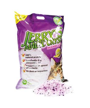 Levně Kočkolit Jerrys Magic Crystals Levandule 16l
