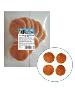 Levně Kolečko buvolí obalené kuřecím masem JUKO Snacks 5 cm (10 ks)