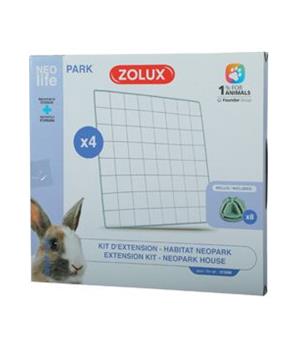 Levně Komponenty NEOLIFE NEOPARK králík 4panely mřížka Zolux 1 sada