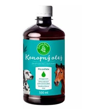 Levně Konopný olej pro zvířata 1000ml