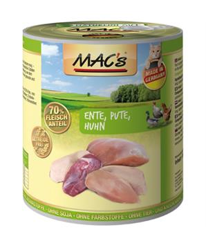 Levně Konz. MACs Cat KACHNA, KRŮTA, KUŘE 200 g
