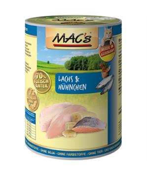 Levně Konz. MACs Cat LOSOS a KUŘE 200 g