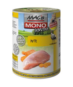 Levně Konz. MACs Cat MONO Sensitive KRŮTA a mrkev 200 g