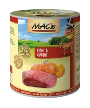 Levně Konz. MACs Dog HOVĚZÍ a DÝNĚ 400 g