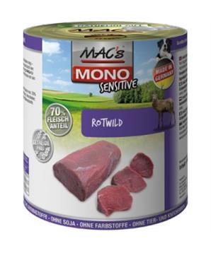 Levně Konz. MACs Dog MONO Sensitive ZVĚŘINA 400 g