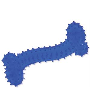 Levně Hračka DOG FANTASY kost gumová modrá 11 cm 1ks