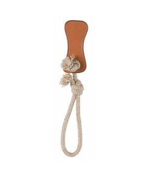 Levně Kožená kost s poutkem 14 cm/38 cm - poslední 1 KS SKLADEM