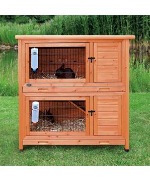 Králíkárna 2 patra 116x111x65 cm