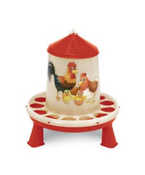 Levně Krmítko pro drůbež s nožičkami (edice šťastné slepice) 2 kg