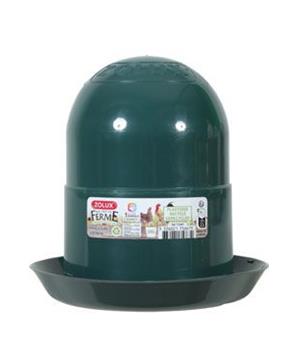 Levně Krmítko pro drůbež SILO recykl.plast Zolux 2 kg zelená