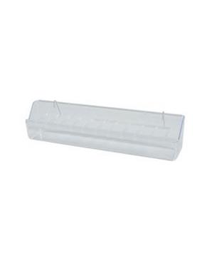 Levně Krmítko pro ptáky plast s dělící mřížkou Zolux 19,5x5x6,5 cm