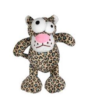 Levně Leopard plyšový s velkýma očima 1 ks