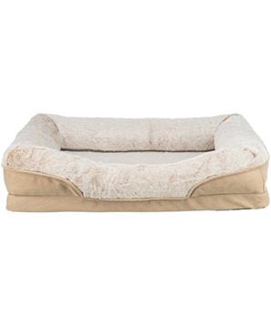 Levně Vital Bed LINO, ortopedický obdélníkový pelech, béžová 110 x 75 cm