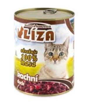 Levně LÍZA Cat kachní, konzerva 400g