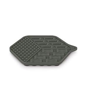 Levně Lízací podložka pro kočky SILICONE šedá M Zolux 18,5 cm x 15,5 cm x 1,2 cm šedá