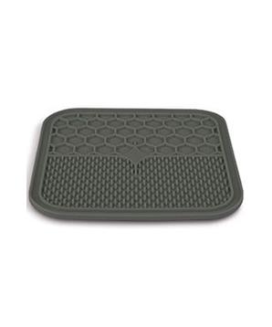 Levně Lízací podložka pro psy SILICONE šedá L Zolux 30 cm x 30 cm x 1,2 cm - šedá L