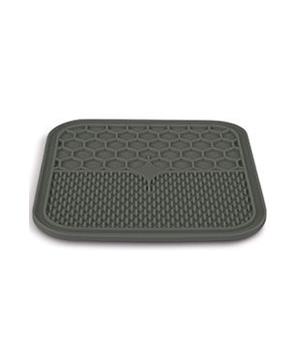 Levně Lízací podložka pro psy SILICONE šedá M Zolux 21 cm x 21 cm x 1,2 cm - šedá M