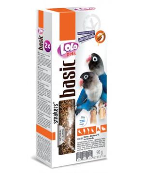 Levně LOLO SMAKERS 2 klasy medové pro agapornisy 90 g