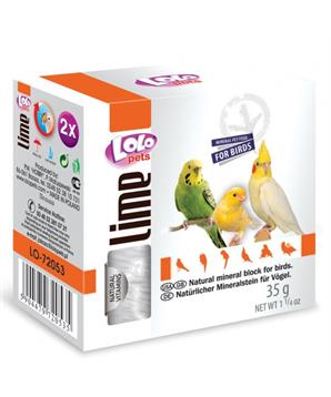 Levně LOLOpets LIME přírodní minerální kámen pro ptáky 35 g