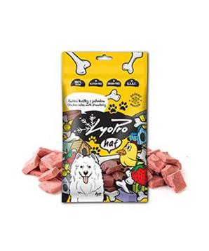 Levně Lyopro haf poch. mrazem sušené Kuř. kostky s jah. 50g 50g
