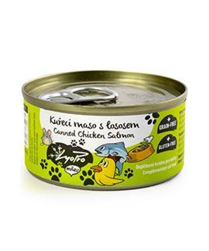 Levně Lyopro mňau konz. Kuřecí maso s lososem 85g 85g