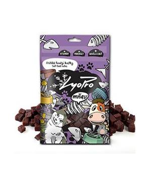 Levně Lyopro mňau poch. sušené Měkké hovězí kostky 70g 70g