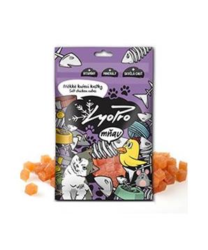 Levně Lyopro mňau poch. sušené Měkké kuřecí kostky 70g 70g