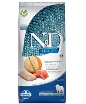N&D OCEAN DOG Adult Giant Salmon & Cod & Melon 12kg