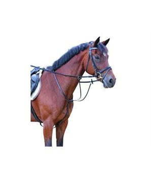 Levně Martingal kožený černý, pony