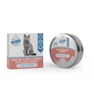 Levně Mast na tlapky a drápky pro kočky TOPVET 30 ml