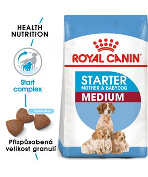 Levně ROYAL CANIN Medium Starter Mother&BabyDog 15 kg