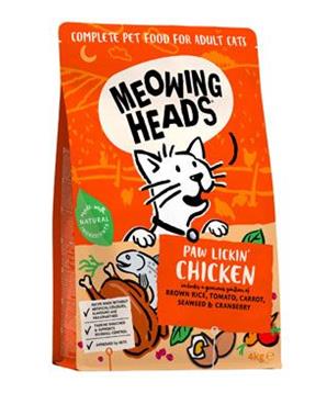 Levně MEOWING HEADS Paw Lickin’ Chicken 1,5 kg