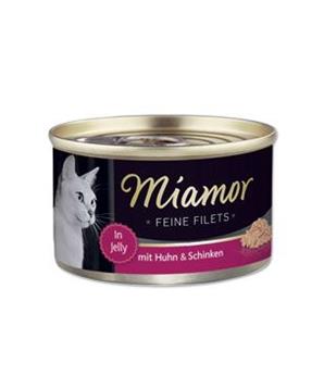 Levně Miamor Cat Filet Konzerva Kuře+Šunka 100 g