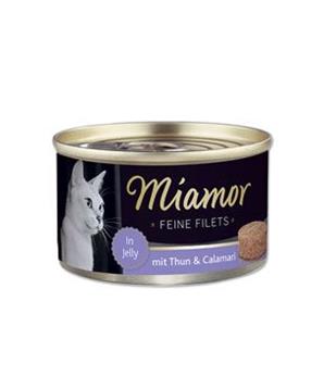 Miamor Cat Filet Konzerva Tuňák+Kalamáry