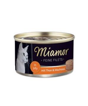 Levně Miamor Cat Filet Konzerva Tuňák+Křepelčí Vejce 100 g