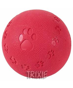 Levně Míč s packami a zvukem 6 cm