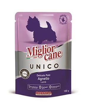 Levně Miglior Cane Unico kapsička pro psy jehněčí 100g