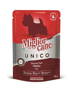 Levně Miglior Cane Unico kapsička pro psy telecí 100g