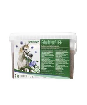 Levně Mikrop Extrudovaný len pro koně 15 kg