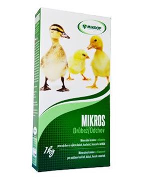 Levně Mikros Drůbež s vitamíny plv krabička 1 kg