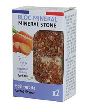 Levně Minerální kámen NUTRIMEAL hlodavci mrkev 2x100g Zolux