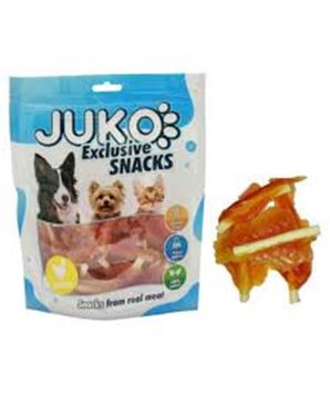 Levně Mini Chicken Soft Jerky with Calcium Bone JUKO Snacks 250g