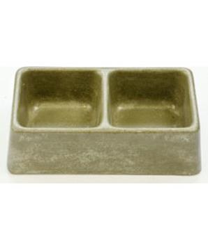 Levně Miska beton dvojitá č. 191 Bemi 212 x 114 x 63 mm 1 ks