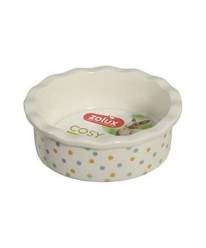 Levně Miska keramická COSY hlodavec Zolux 100ml puntíky