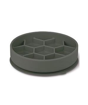 Levně Miska Slow Feeder SILICONE šedá M Zolux šedá M - 1 ks