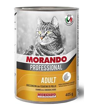 Levně Morando Professional konz.pro kočky kuřecí játra 405g