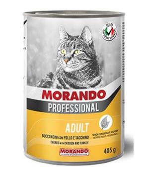 Levně Morando Professional konz.pro kočky kuřecí,krůtí 405g