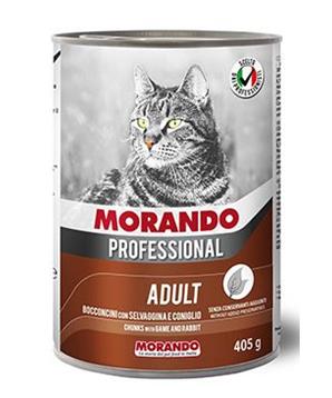 Levně Morando Professional konz.pro kočky zvěřina,králík 405g