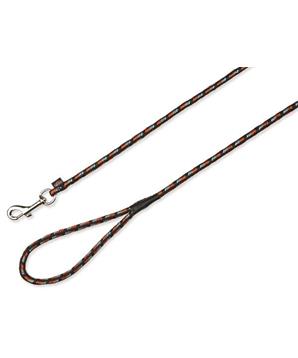 Mountain Rope trekové vodítko 10 m/8 mm černo/oranžové - DOPRODEJ