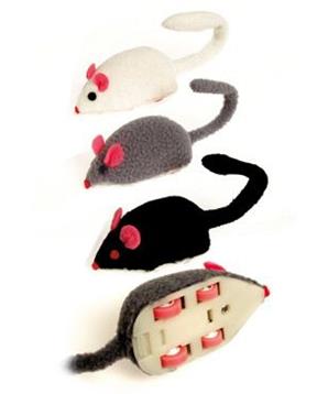 Myš super rychlá natahovací plyš 